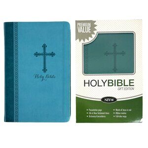 NIV, Gift Edition Holy Bible (Turquoise, Italian Duo-Tone)